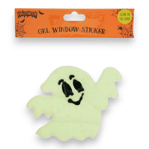 Picture of HALLOWEEN GLOW IN THE DARK WINDOW STICKER GHOST